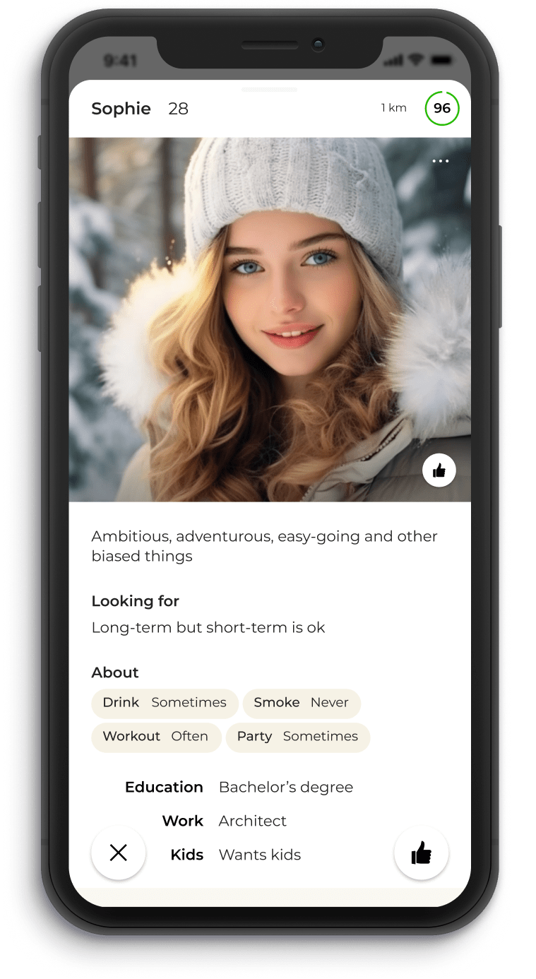 Circles App large-screen UI
