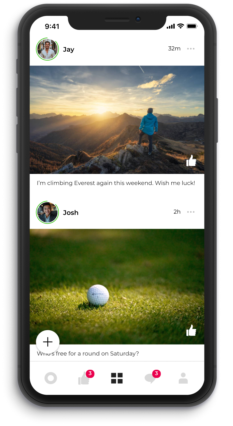 Circles App large-screen UI