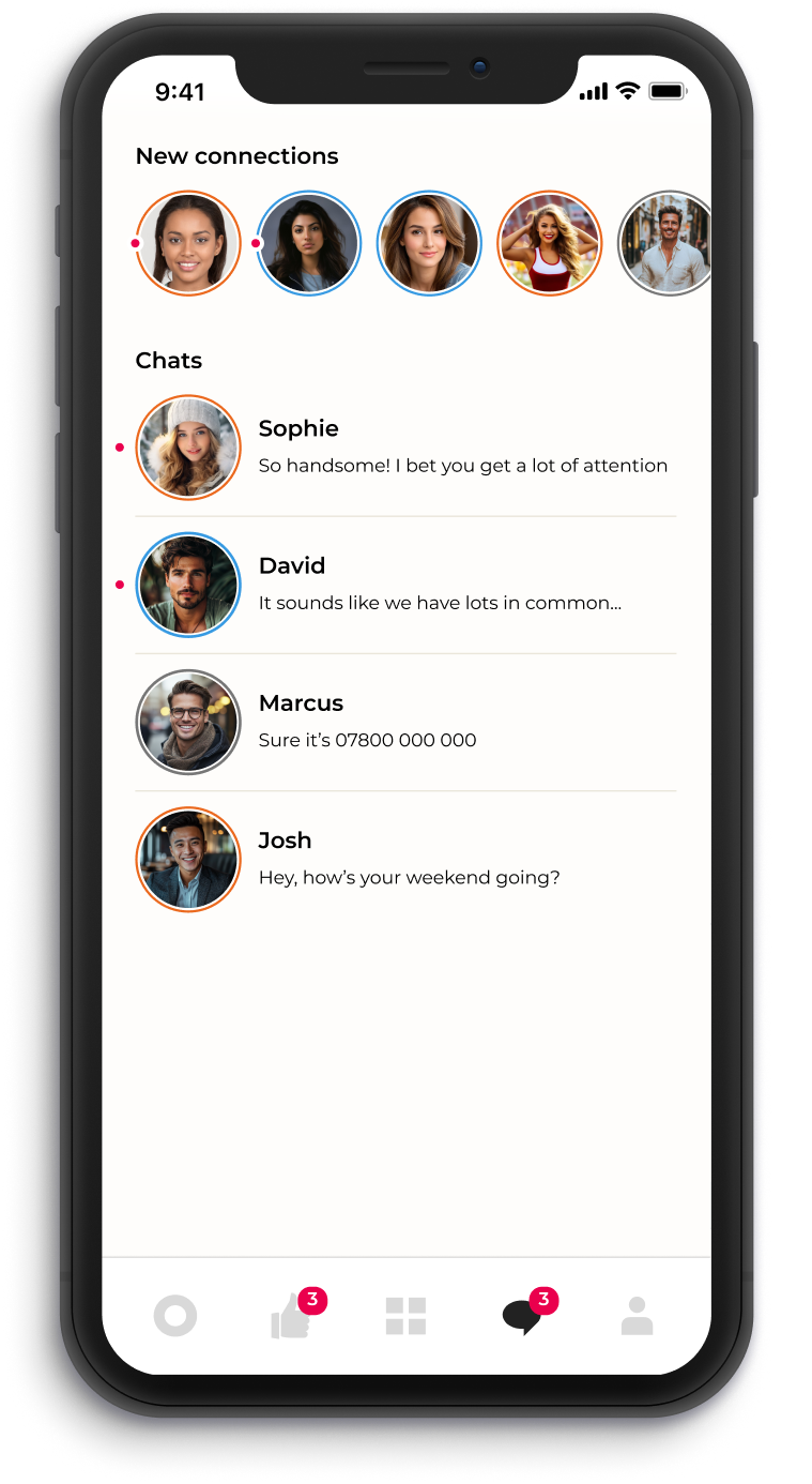 Circles App large-screen UI